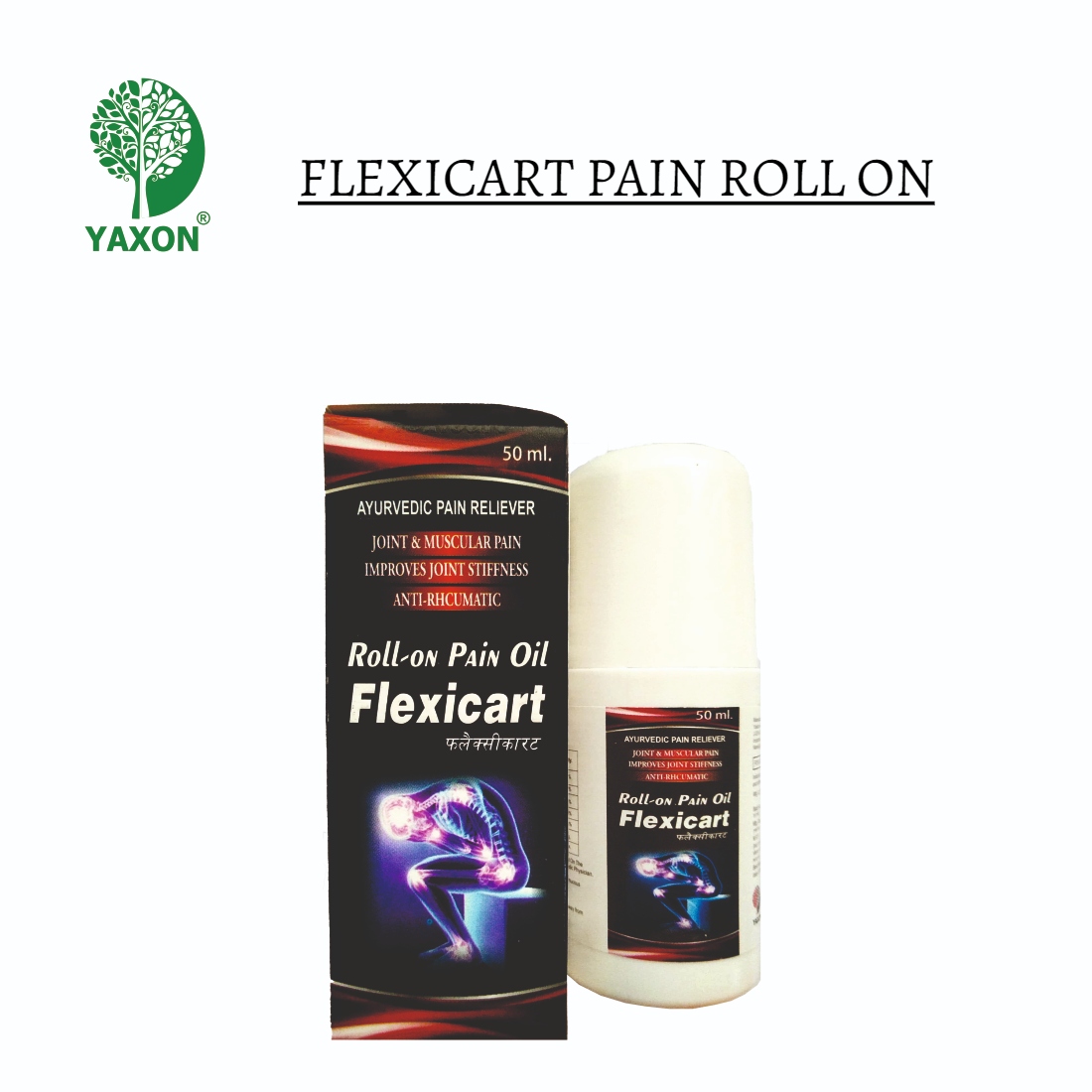 YAXON FLEXICART Pain Relief Roll On 50ml